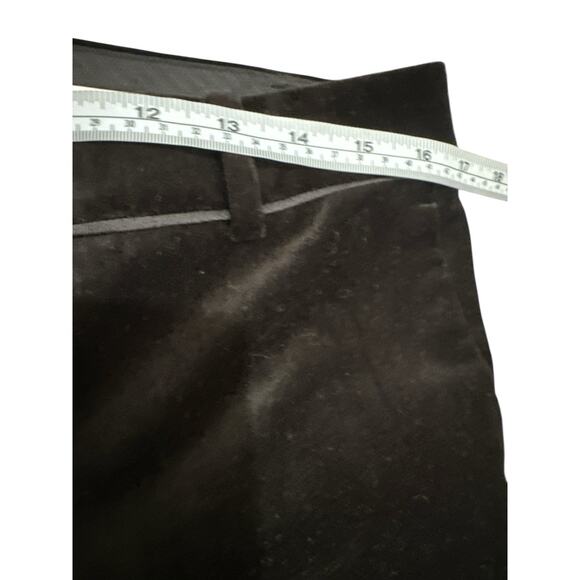 Ann Taylor Women's Devin Fit Velvet Ankle Pant Black Size 8 - Picture 11 of 11